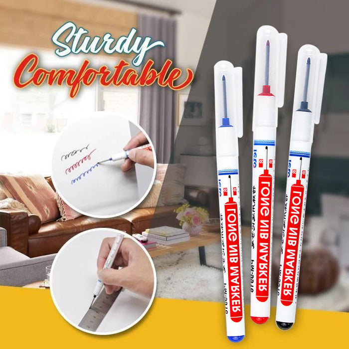 🔥HOT SALE NOW 49% OFF 🎁  - Long Head Deep Hole Marker & (3PCS/SET)