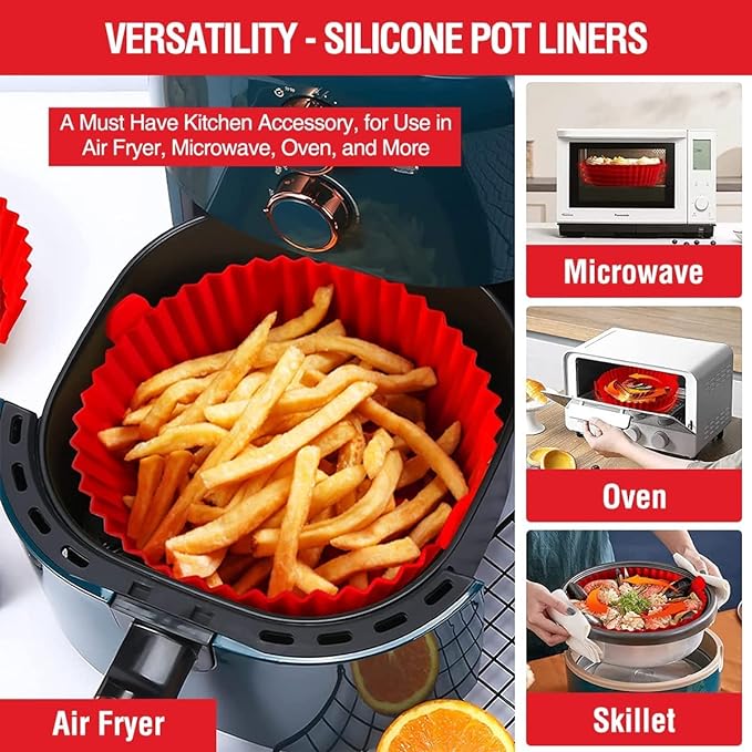 🔥HOT SALE NOW 49% OFF 🎁  - Air Fryer Silicone Baking Tray