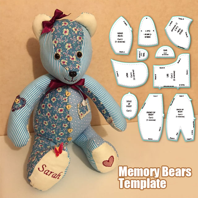 🔥HOT SALE 49% OFF - Memory Bear Template Ruler Set(10 PCS) - With Instructions