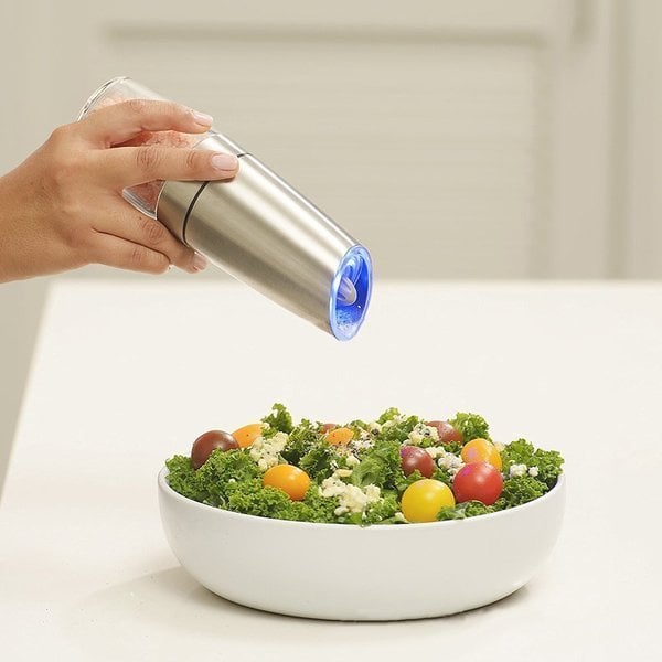 🔥HOT SALE NOW 49% OFF 🎁  - Automatic Electric Gravity Induction Salt and Pepper Grinder