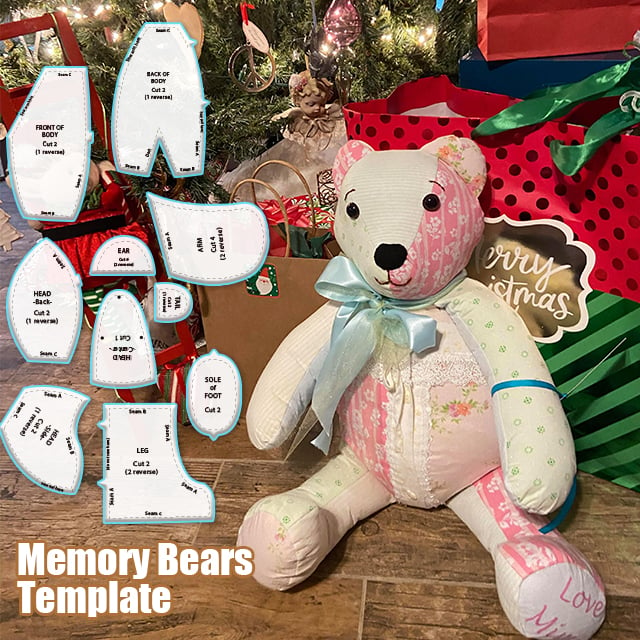 🔥HOT SALE 49% OFF - Memory Bear Template Ruler Set(10 PCS) - With Instructions