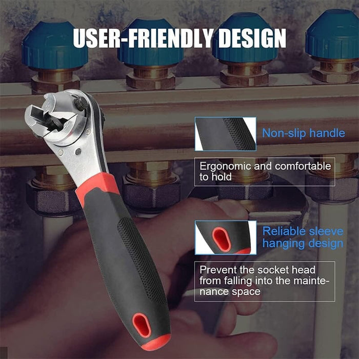 🔥HOT SALE NOW 49% OFF 🎁  - 😍Adjustable Ratchet Wrench