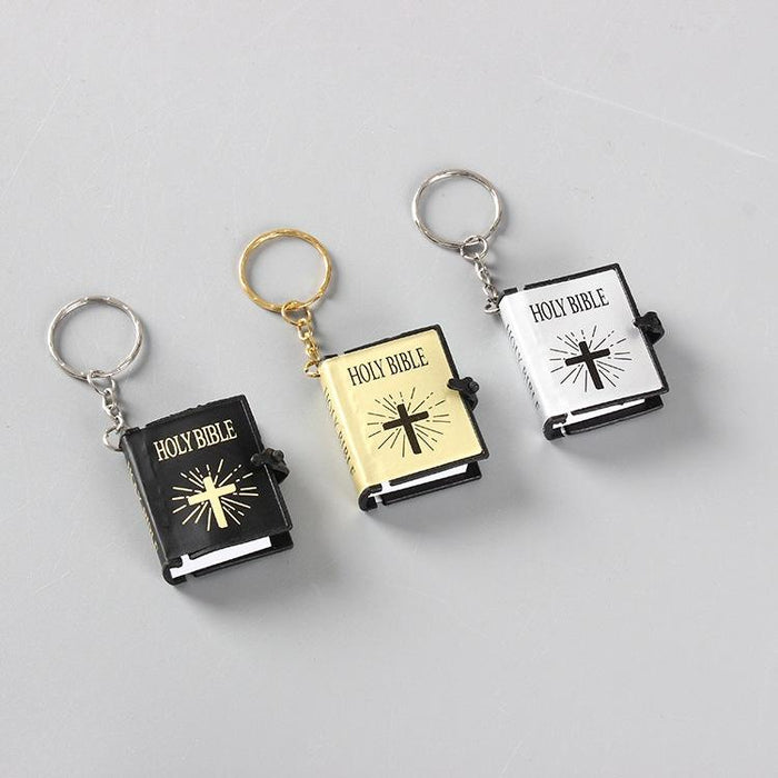 🔥BUY 2 GET 1 FREE 🎁 -  🙏1:12 Mini Bible Flip Book KeyChain (Buy 2 Get 1 Free)