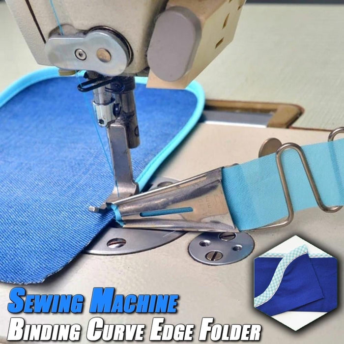 🎁2024 New Year Hot Sale🎁- 49% OFF🔥Sewing Machine Binding Curve Edge Folder