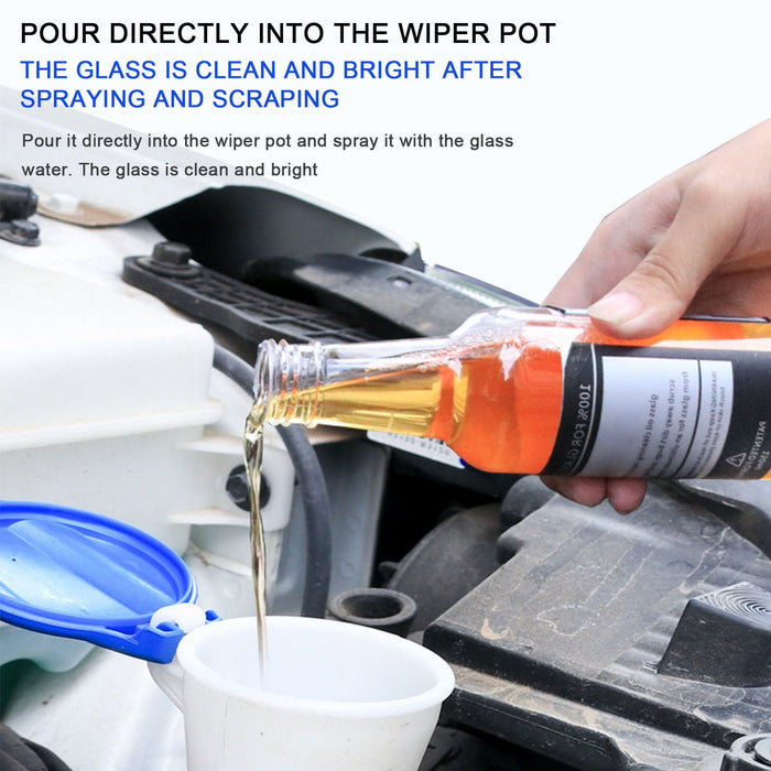 🔥HOT SALE NOW 49% OFF 🎁  - 🔥Car Glass Oil Film Stain Removal Cleaner