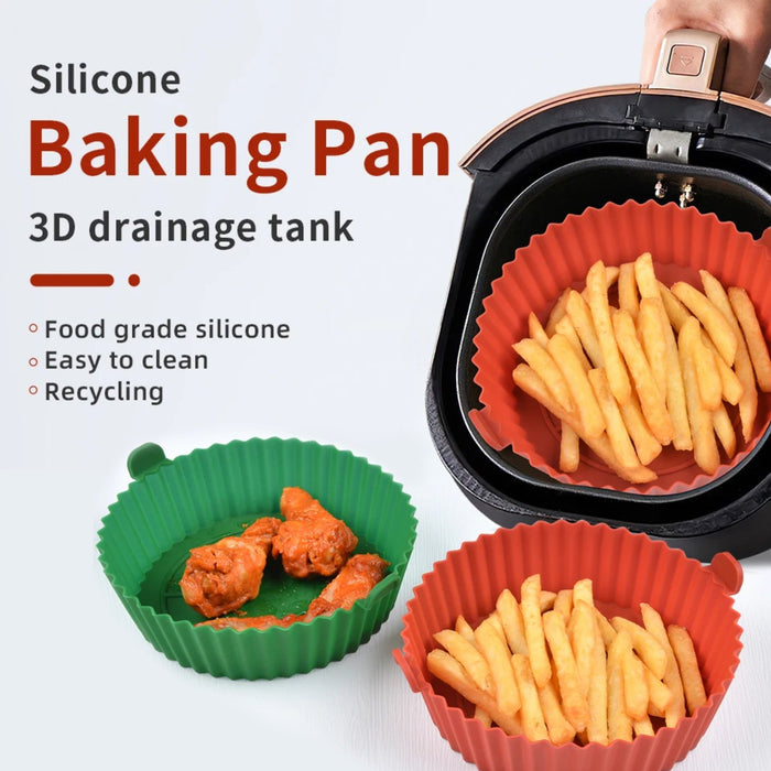 🔥HOT SALE NOW 49% OFF 🎁  - Air Fryer Silicone Baking Tray