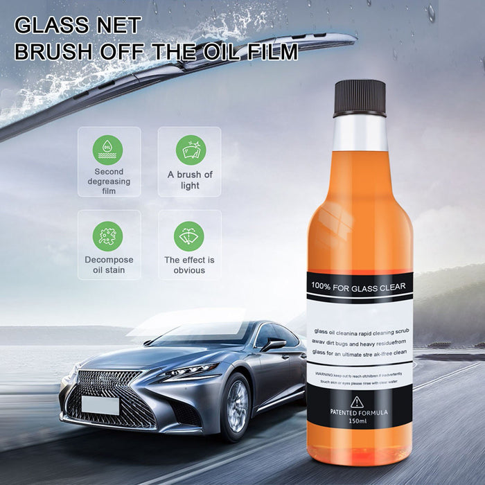 🔥HOT SALE NOW 49% OFF 🎁  - 🔥Car Glass Oil Film Stain Removal Cleaner