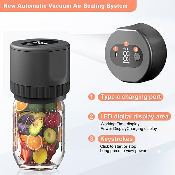 🔥HOT SALE NOW 49% OFF 🎁  - Electric Vacuum Sealer For Mason Jars