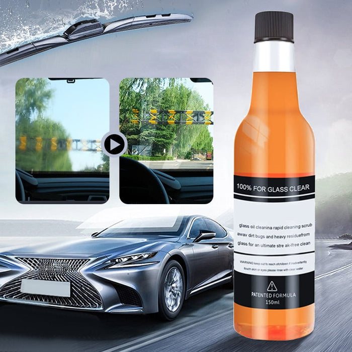 🔥HOT SALE NOW 49% OFF 🎁  - 🔥Car Glass Oil Film Stain Removal Cleaner