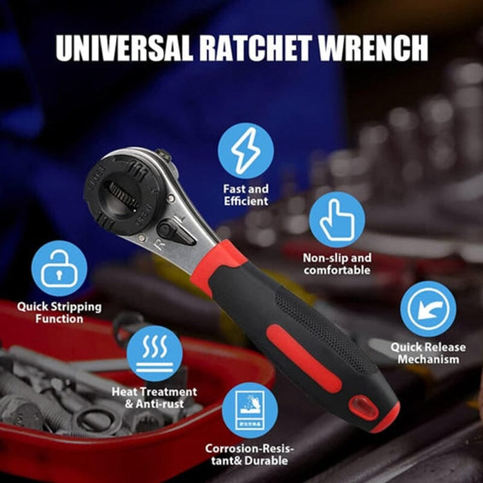 🔥HOT SALE NOW 49% OFF 🎁  - 😍Adjustable Ratchet Wrench