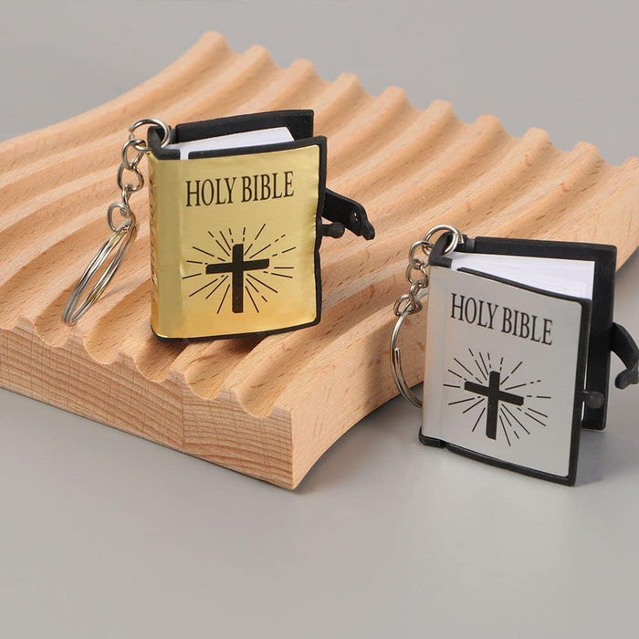 🔥BUY 2 GET 1 FREE 🎁 -  🙏1:12 Mini Bible Flip Book KeyChain (Buy 2 Get 1 Free)