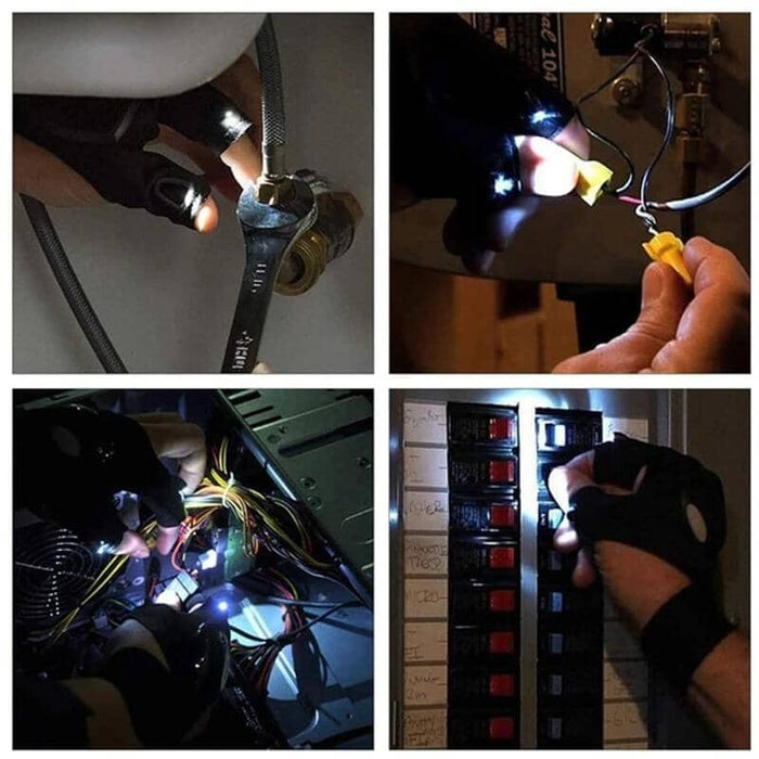 🔥HOT SALE NOW 49% OFF 🎁 - LED Gloves with Waterproof Lights