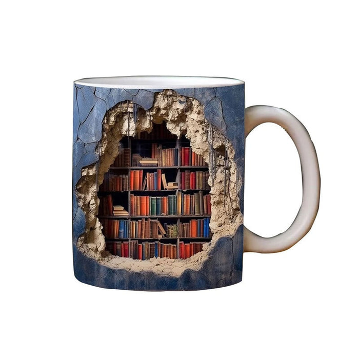 🔥HOT SALE NOW 49% OFF 🎁  - 3D Bookshelf Mug