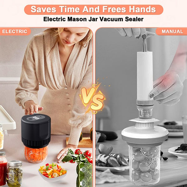 🔥HOT SALE NOW 49% OFF 🎁  - Electric Vacuum Sealer For Mason Jars